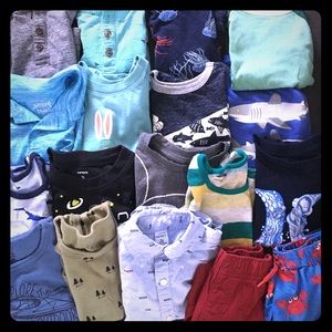 2T 24 MONTH BOYS SUMMER SHIRTS CARTERS OLD NAVY